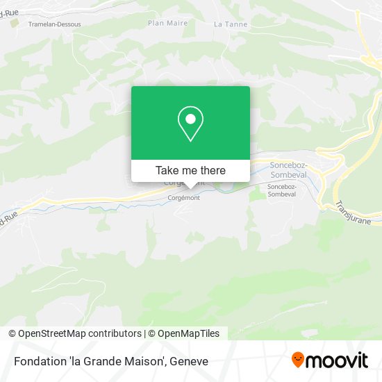 Fondation 'la Grande Maison' map