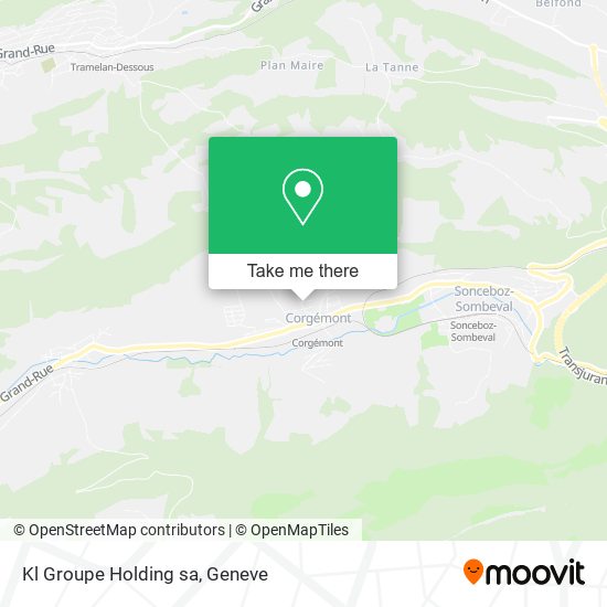 Kl Groupe Holding sa map