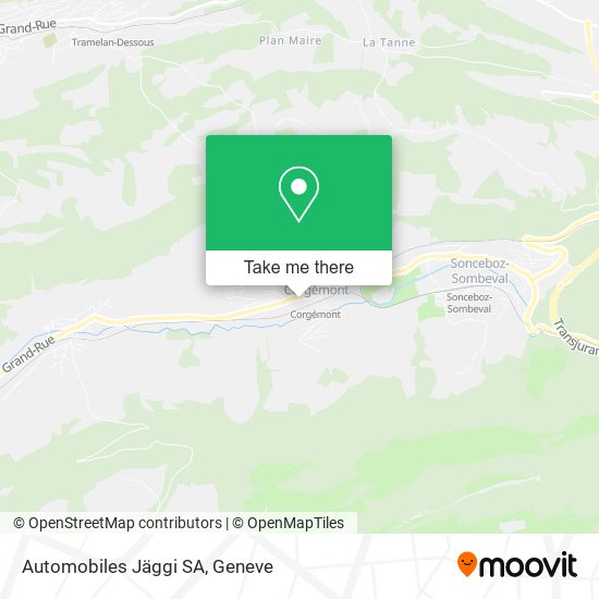 Automobiles Jäggi SA map
