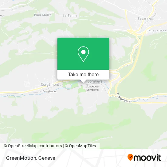 GreenMotion map