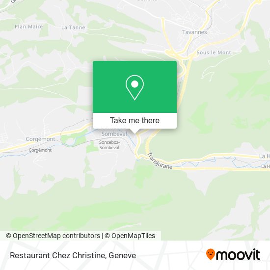 Restaurant Chez Christine map