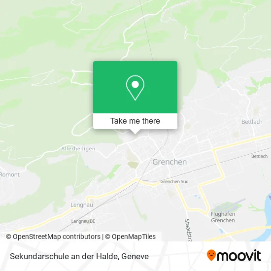 Sekundarschule an der Halde map
