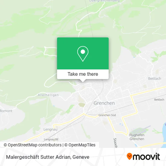 Malergeschäft Sutter Adrian map
