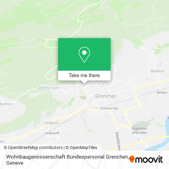 Wohnbaugenossenschaft Bundespersonal Grenchen map