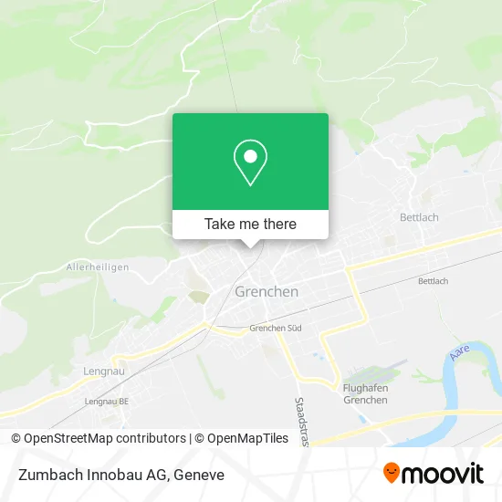 Zumbach Innobau AG map