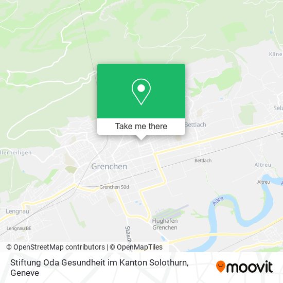 Stiftung Oda Gesundheit im Kanton Solothurn map