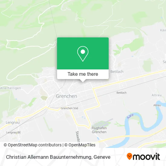 Christian Allemann Bauunternehmung map