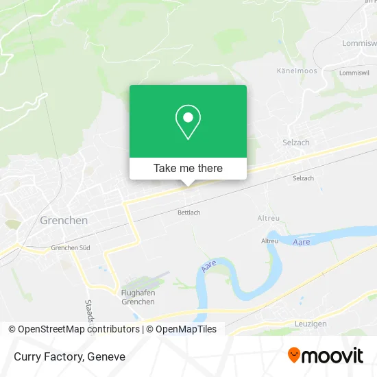 Curry Factory map