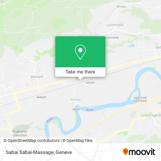Sabai Sabai-Massage map