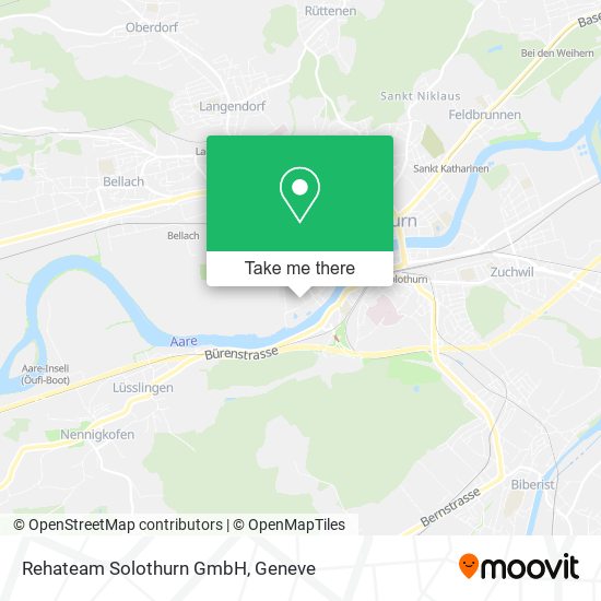 Rehateam Solothurn GmbH map