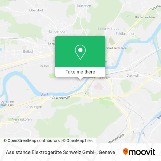 Assistance Elektrogeräte Schweiz GmbH map