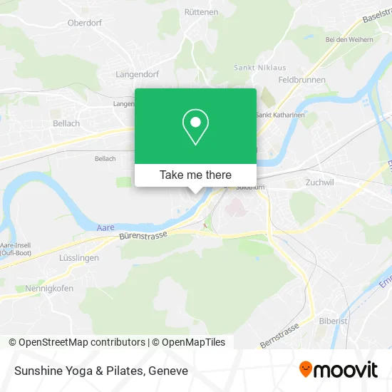 Sunshine Yoga & Pilates map