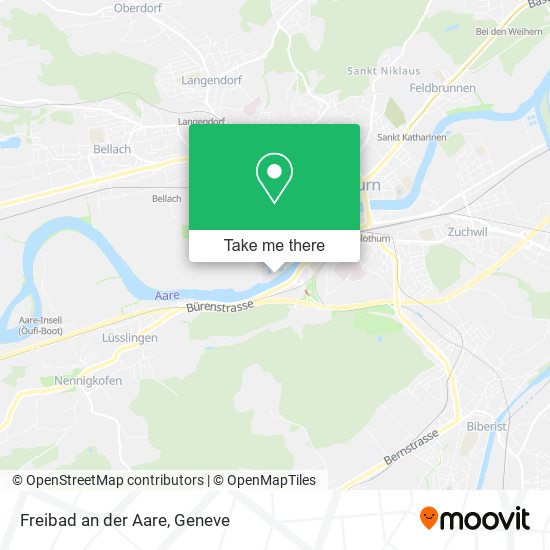 Freibad an der Aare map