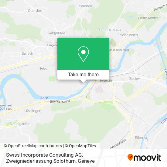 Swiss Incorporate Consulting AG, Zweigniederlassung Solothurn map