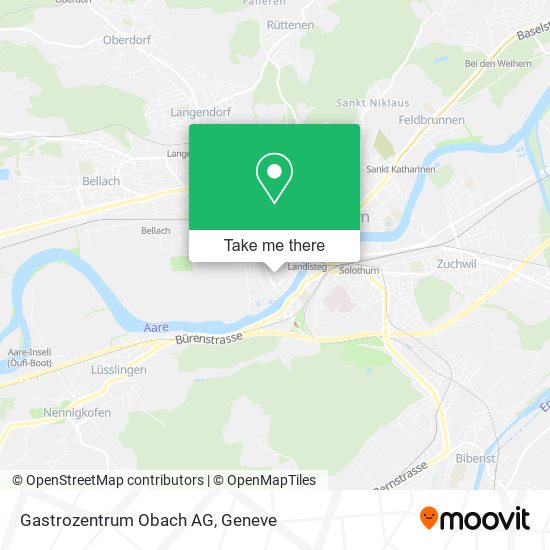 Gastrozentrum Obach AG map