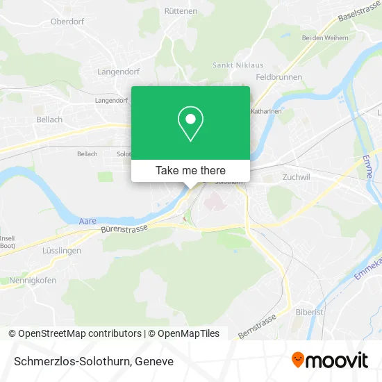 Schmerzlos-Solothurn map