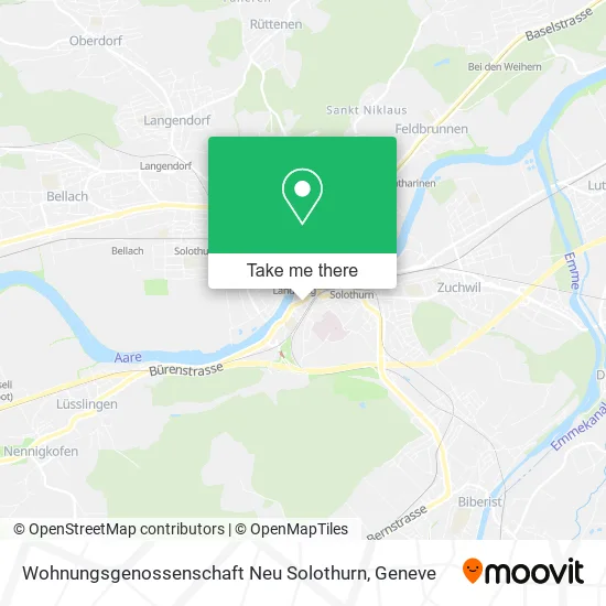 Wohnungsgenossenschaft Neu Solothurn map