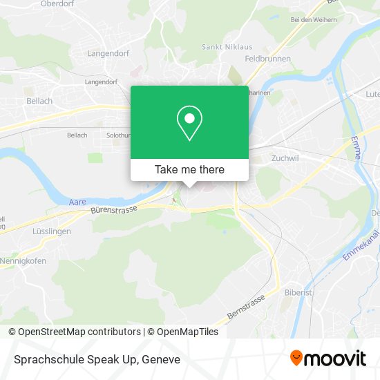 Sprachschule Speak Up map