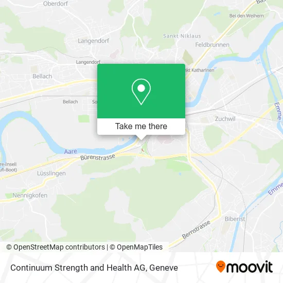 Continuum Strength and Health AG map