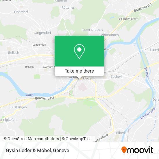Gysin Leder & Möbel map