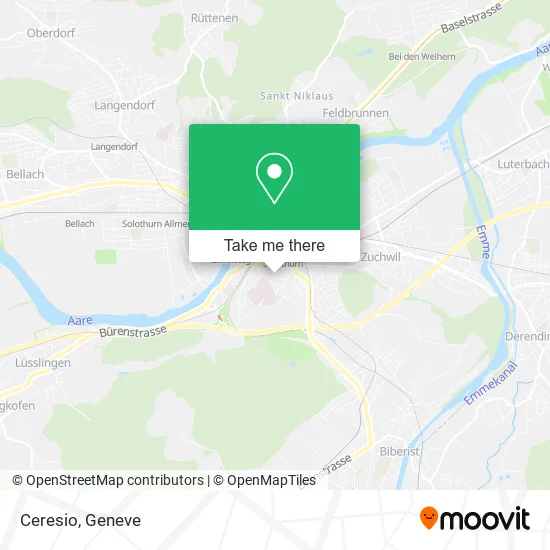 Ceresio map