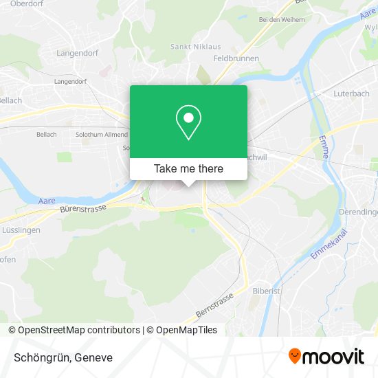 Schöngrün map