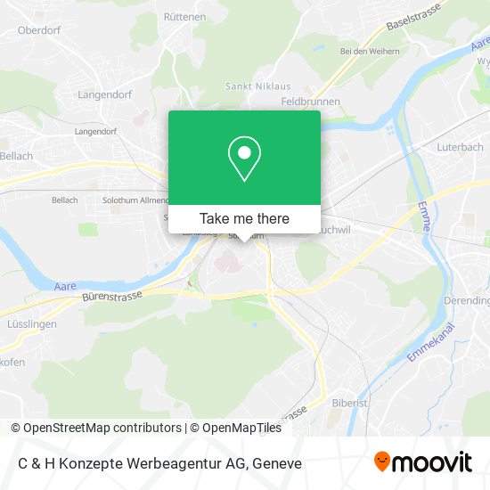 C & H Konzepte Werbeagentur AG map