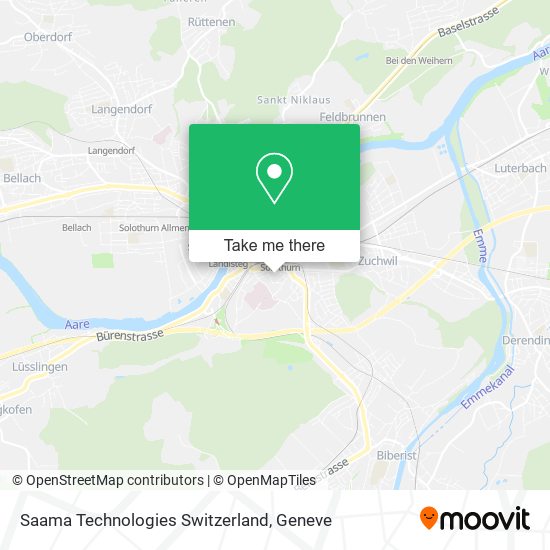 Saama Technologies Switzerland map