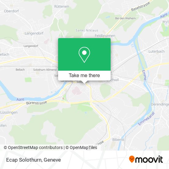 Ecap Solothurn map