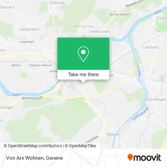 Von Arx Wohnen map