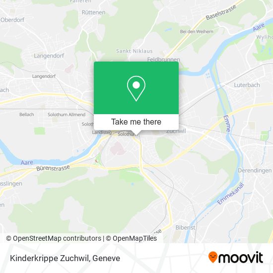 Kinderkrippe Zuchwil plan