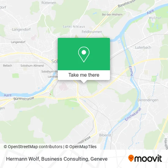 Hermann Wolf, Business Consulting map