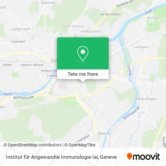 Institut für Angewandte Immunologie Iai map