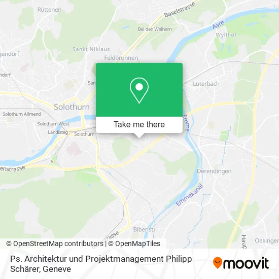 Ps. Architektur und Projektmanagement Philipp Schärer map