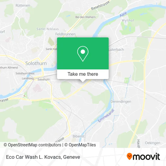 Eco Car Wash L. Kovacs map