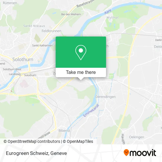 Eurogreen Schweiz map