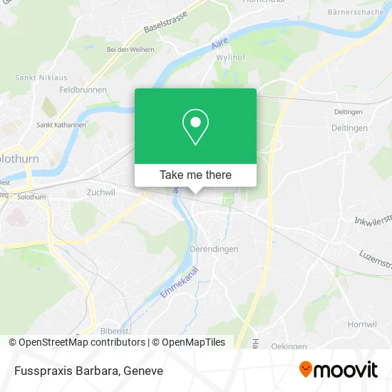 Fusspraxis Barbara map