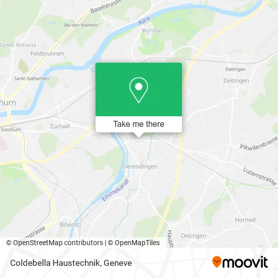 Coldebella Haustechnik map