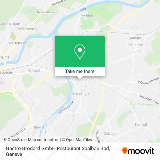 Gastro Brodard GmbH Restaurant Saalbau Bad map