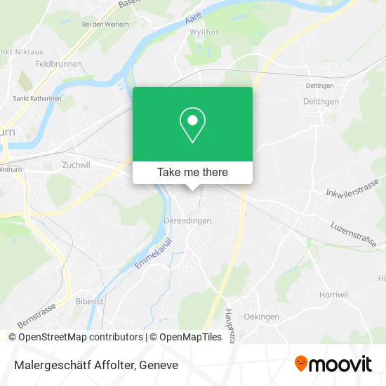 Malergeschätf Affolter map