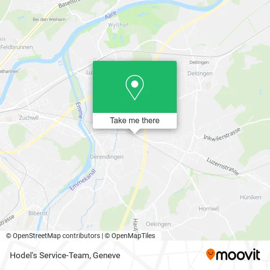 Hodel's Service-Team map