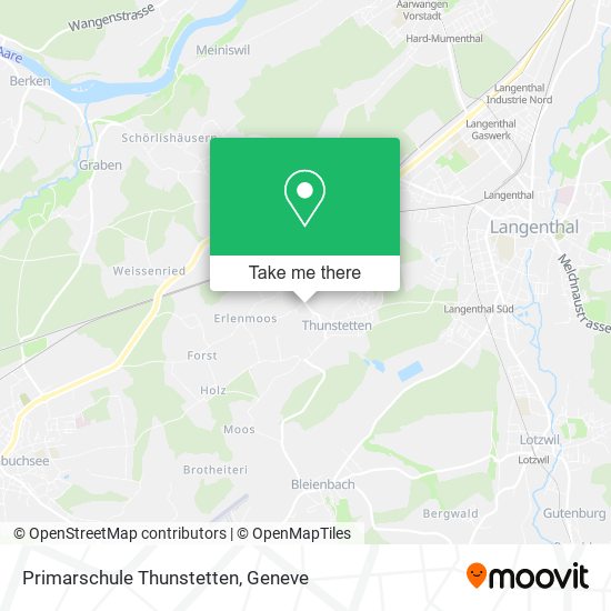 Primarschule Thunstetten map