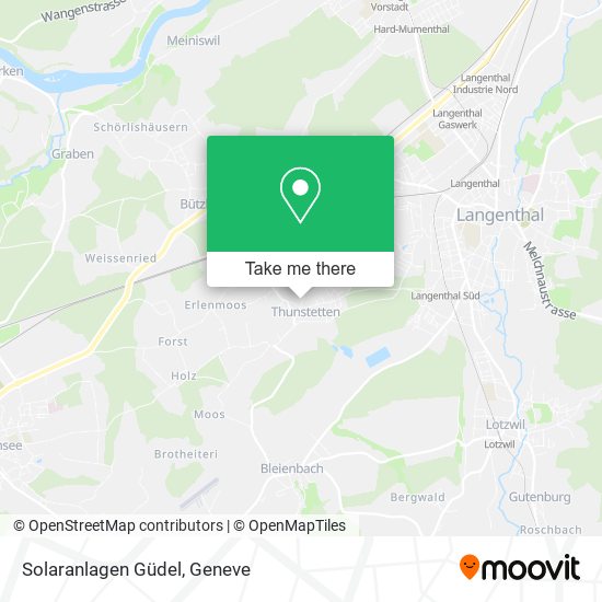 Solaranlagen Güdel map