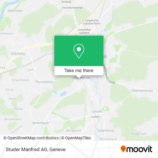 Studer Manfred AG map