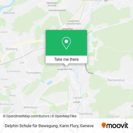 Delphin Schule für Bewegung, Karin Flury map