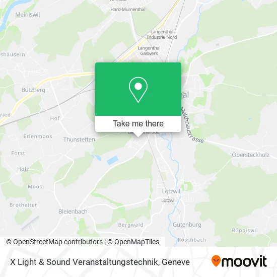 X Light & Sound Veranstaltungstechnik map