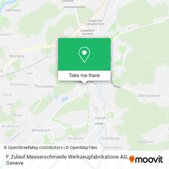F. Zulauf Messerschmiede Werkzeugfabrikations AG map