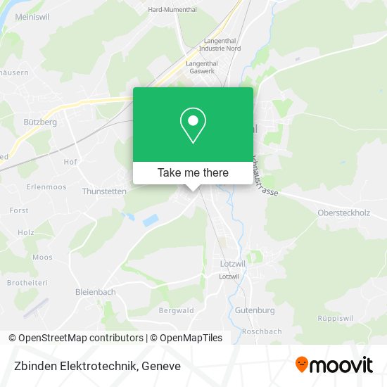 Zbinden Elektrotechnik map