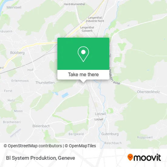 Bl System Produktion map