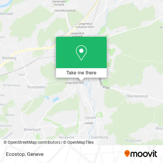 Ecostop map